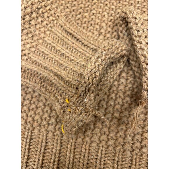 She + Sky Large Womens Rust Knit Turtleneck Sweater Large - Picture 4 of 11